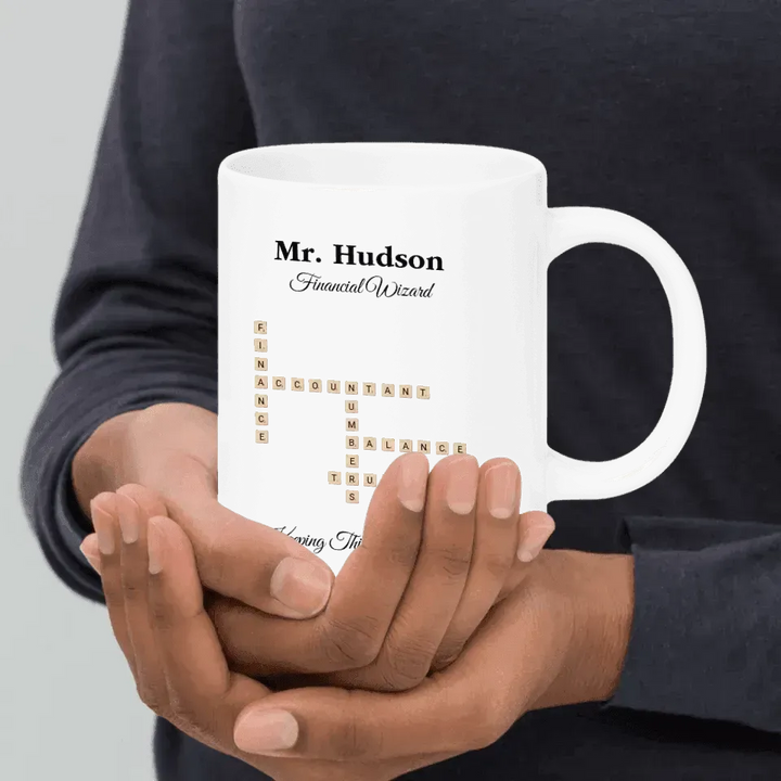 Custom Professions Word Tile Mug - ARTFULANE