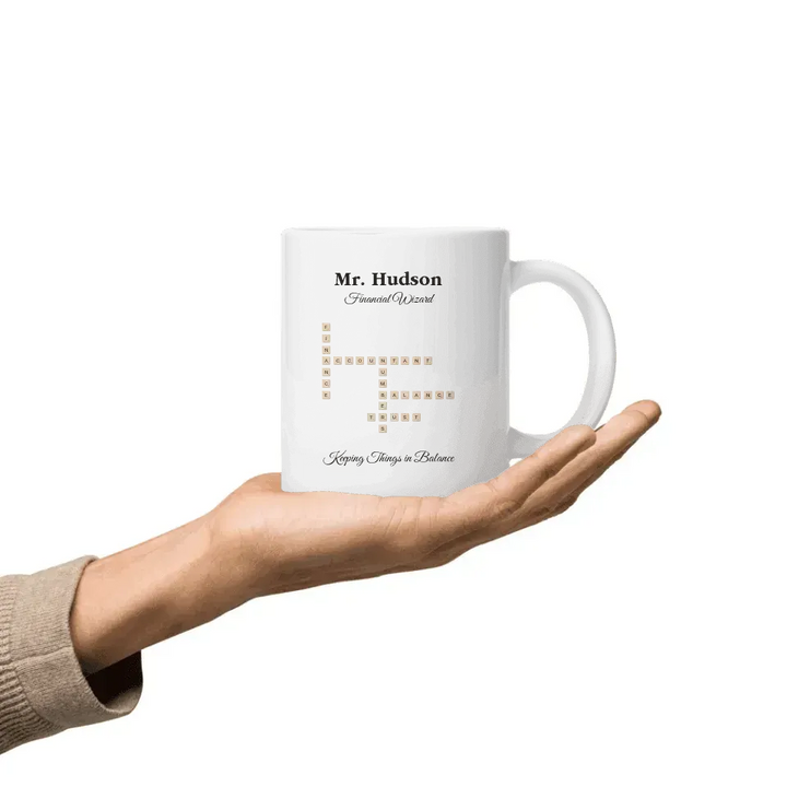 Custom Professions Word Tile Mug - ARTFULANE