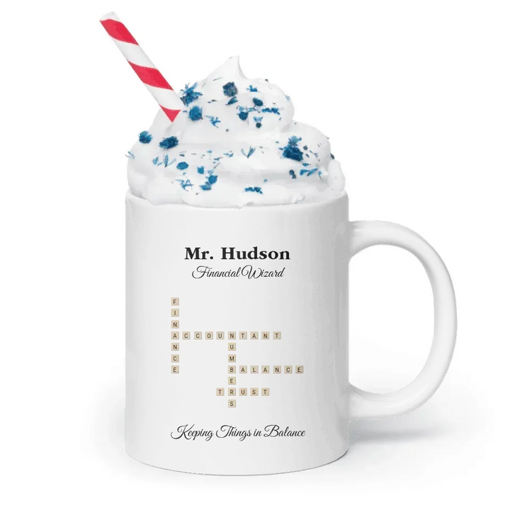 Custom Professions Word Tile Mug - ARTFULANE