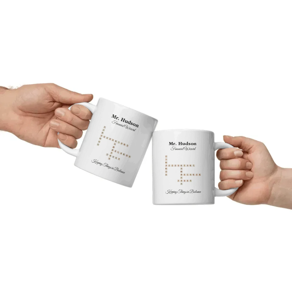 Custom Professions Word Tile Mug - ARTFULANE