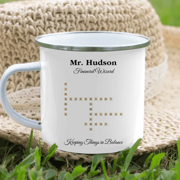 Custom Professions Word Tile Mug - ARTFULANE