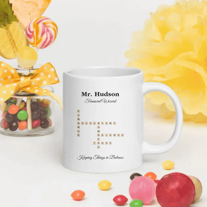 Custom Professions Word Tile Mug - ARTFULANE