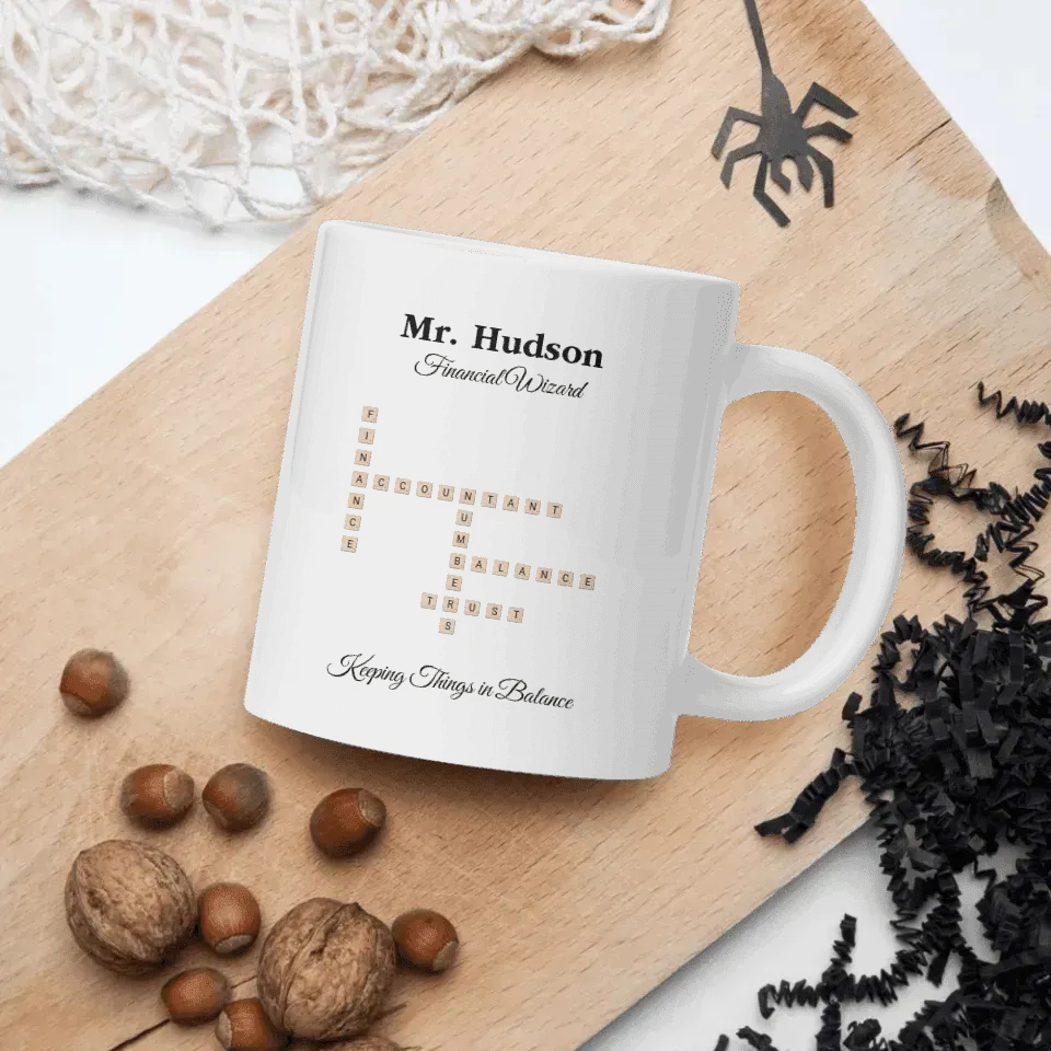 Custom Professions Word Tile Mug - ARTFULANE