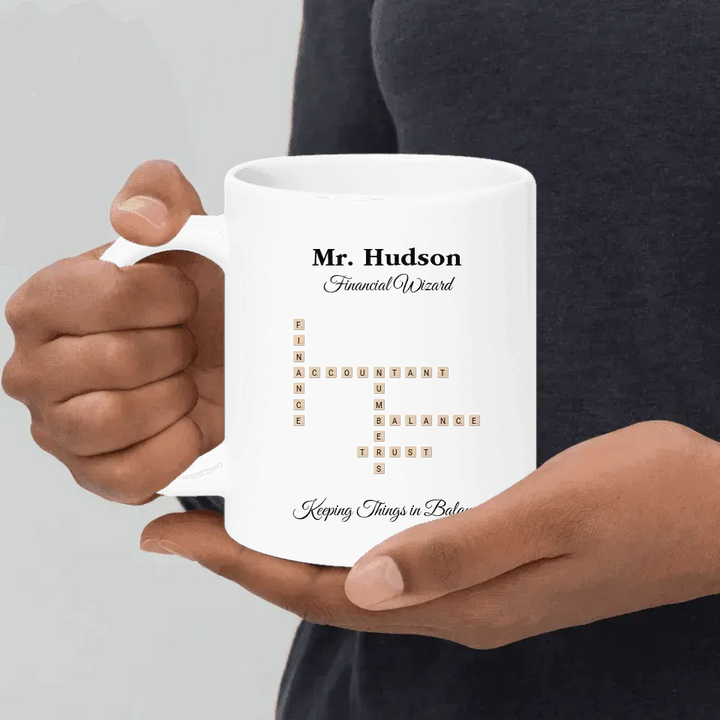 Custom Professions Word Tile Mug - ARTFULANE