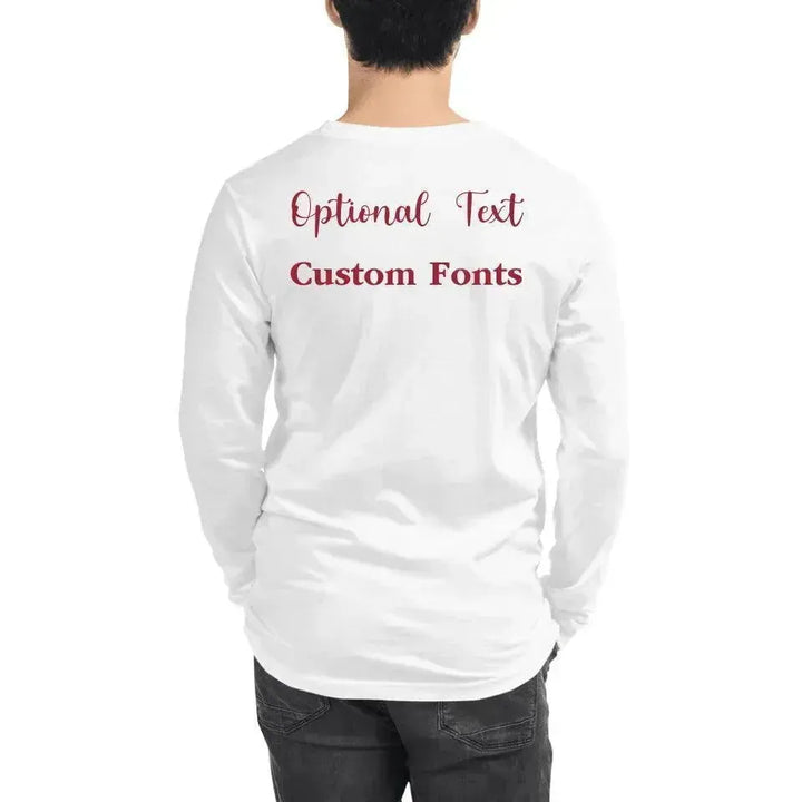 Custom Quirky Whimsical Christmas Long Sleeve T-Shirt - ARTFULANE