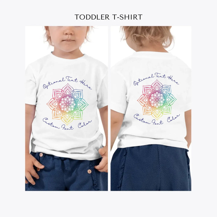 Rainbow-and-Gold-Mandala-custom-toddler-t-shirt-artfulane