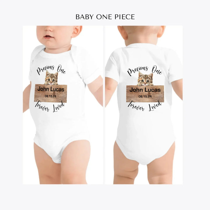 Realistic-Cat-Breed-Peeking-custom-baby-one-piece-artfulane