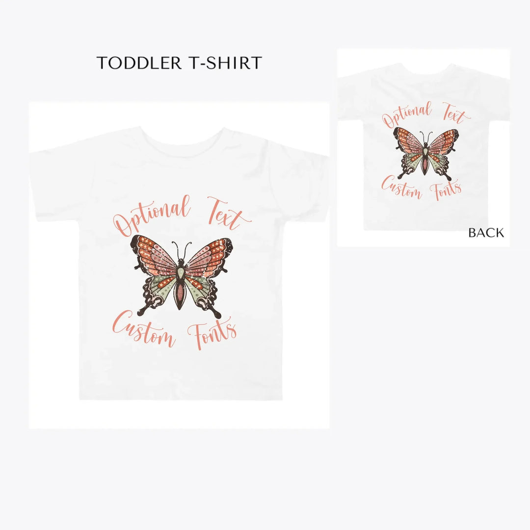 Retro-Groovy-Butterflies-toddler-custom-t-shirt-artfulane