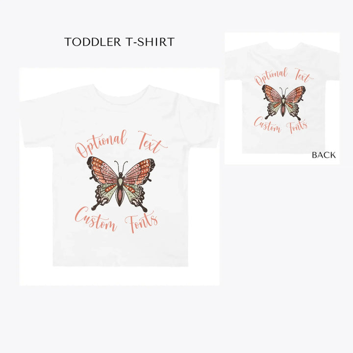 Retro-Groovy-Butterflies-toddler-custom-t-shirt-artfulane