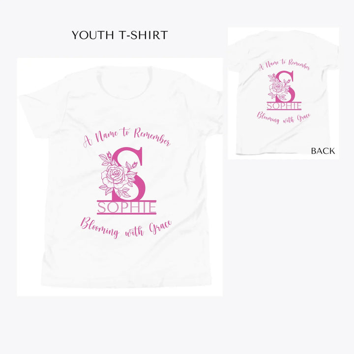 Rose-Split-Letter-Monogram-custom-youth-t-shirt-artfulane