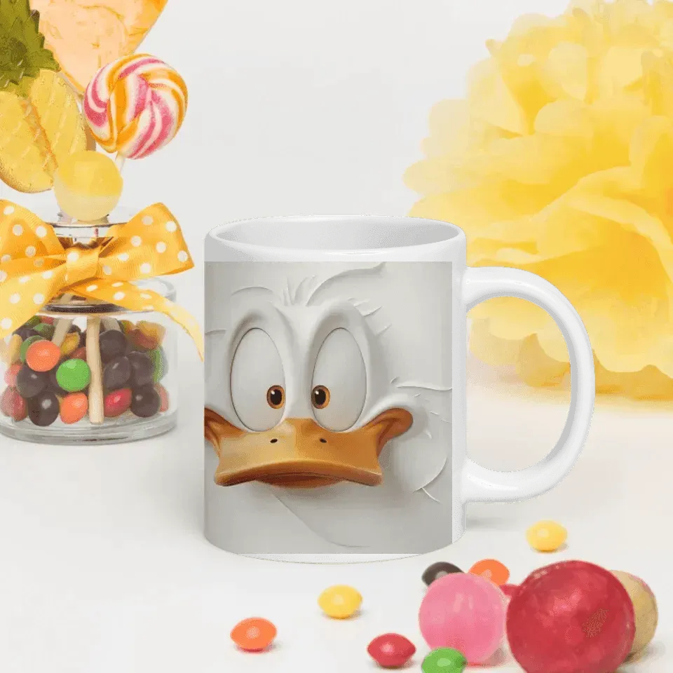 Custom Sarcastic Duck Face 3D Mug - ARTFULANE