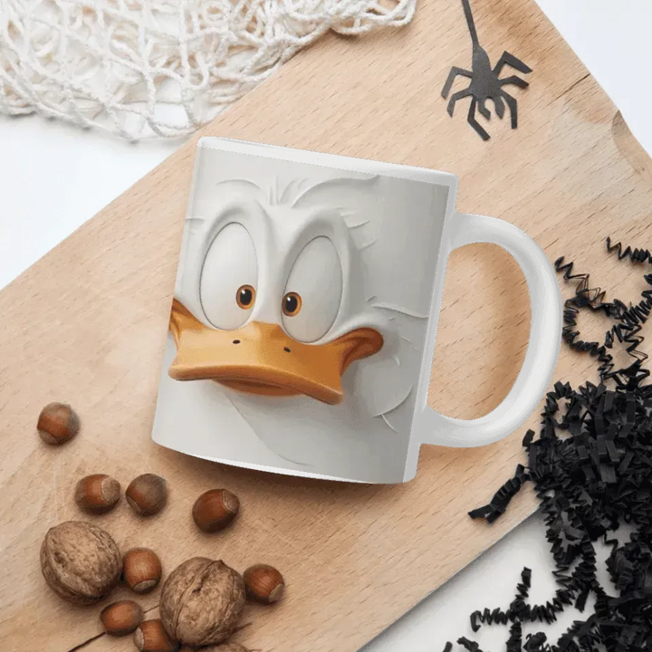 Custom Sarcastic Duck Face 3D Mug - ARTFULANE