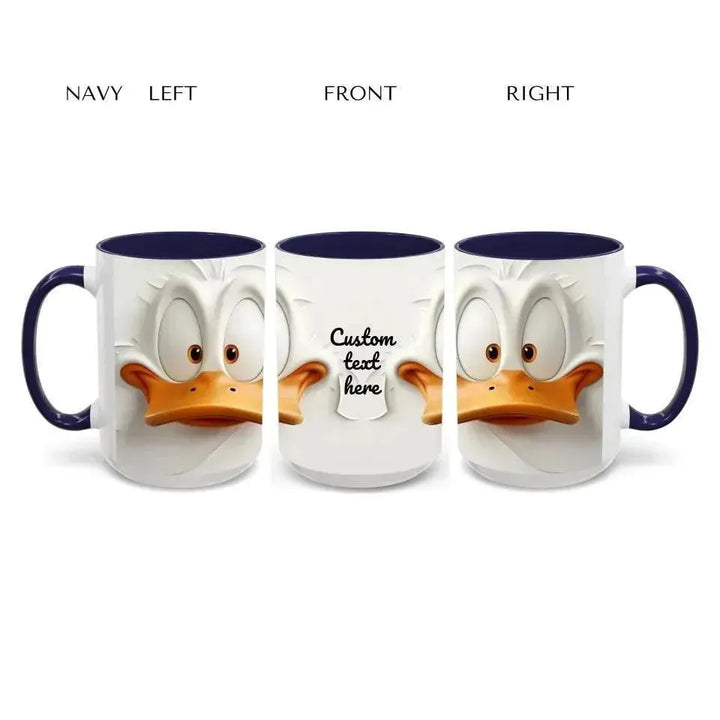 Custom Sarcastic Duck Face 3D Mug - ARTFULANE