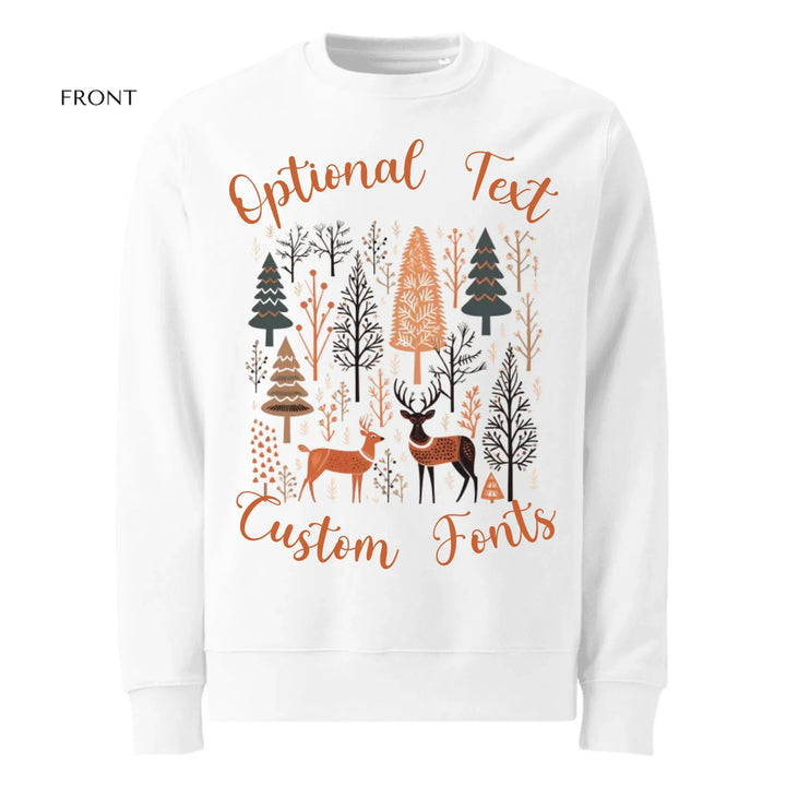 Custom Scandinavian Folk Art Winter Sweatshirt & Hoodie - ART-SWH205