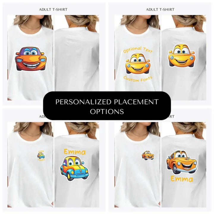 Smiling-Cars-custom-adult-t-shirt-design-placement-front-back-pocket-artfulane