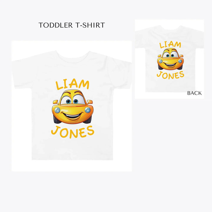 Smiling-Cars-toddler-custom-t-shirt-artfulane