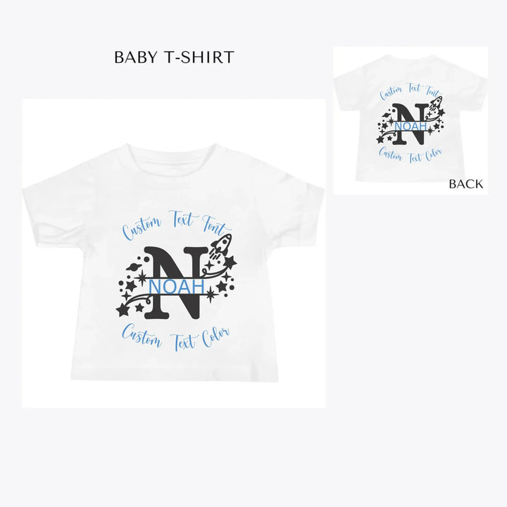 Space-Rocket-Monogram-custom-baby-t-shirt-artfulane