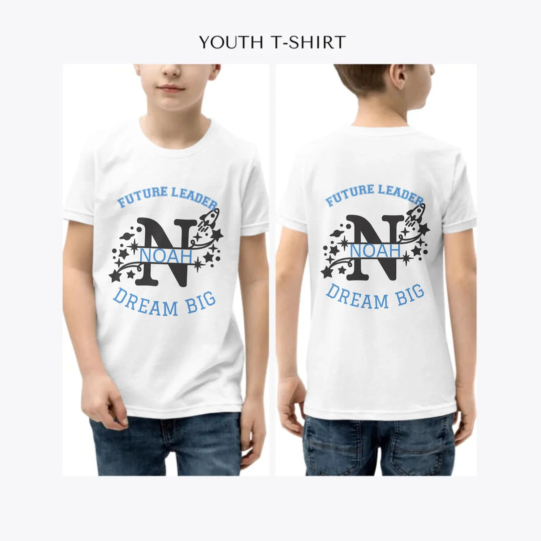 Space-Rocket-Monogram-custom-youth-boy-t-shirt-artfulane