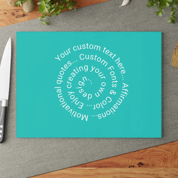 glass cutting board Context flat