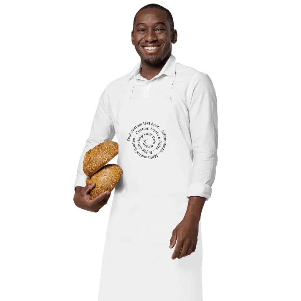 Custom Spiral Text Kitchen Linens - ART-KLN254.3
