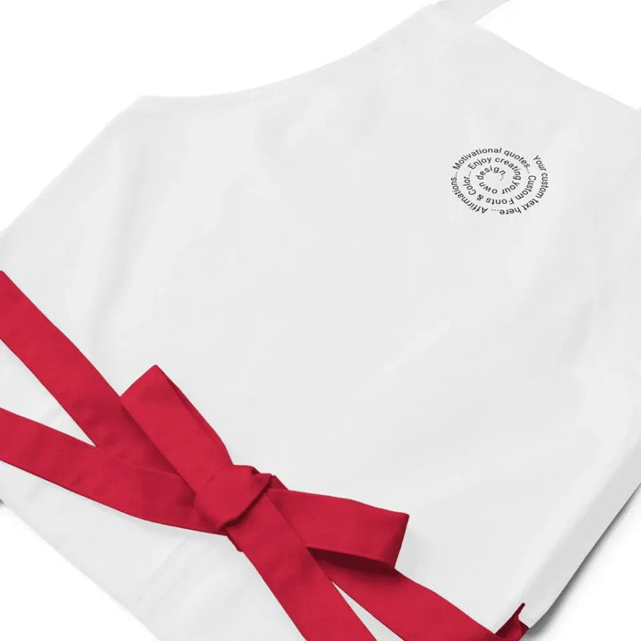 Custom Spiral Text Kitchen Linens - ART-KLN254.3