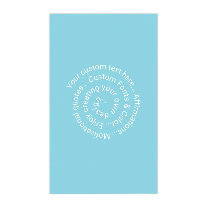 Custom Spiral Text Kitchen Linens - ART-KLN254.3