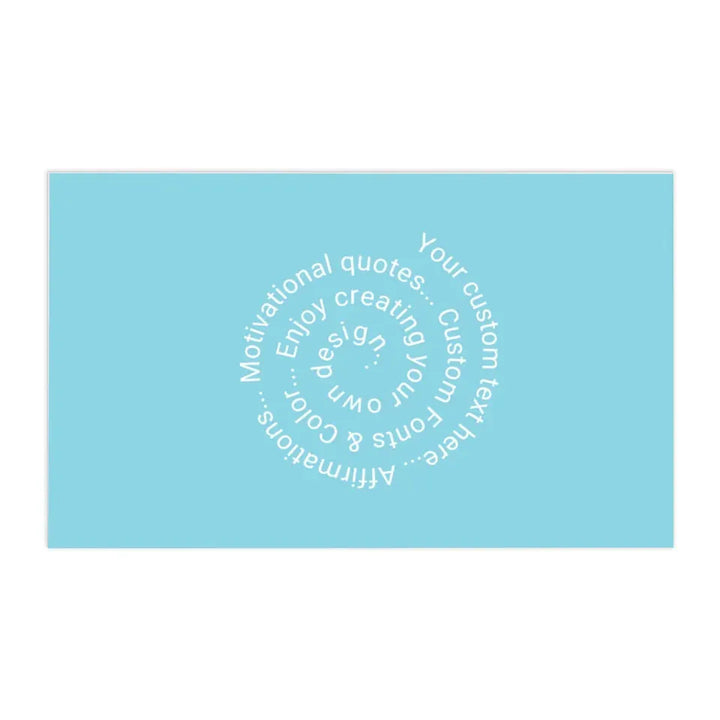 Custom Spiral Text Kitchen Linens - ART-KLN254.3
