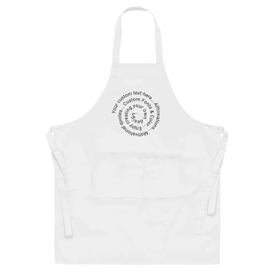 Custom Spiral Text Kitchen Linens - ART-KLN254.3