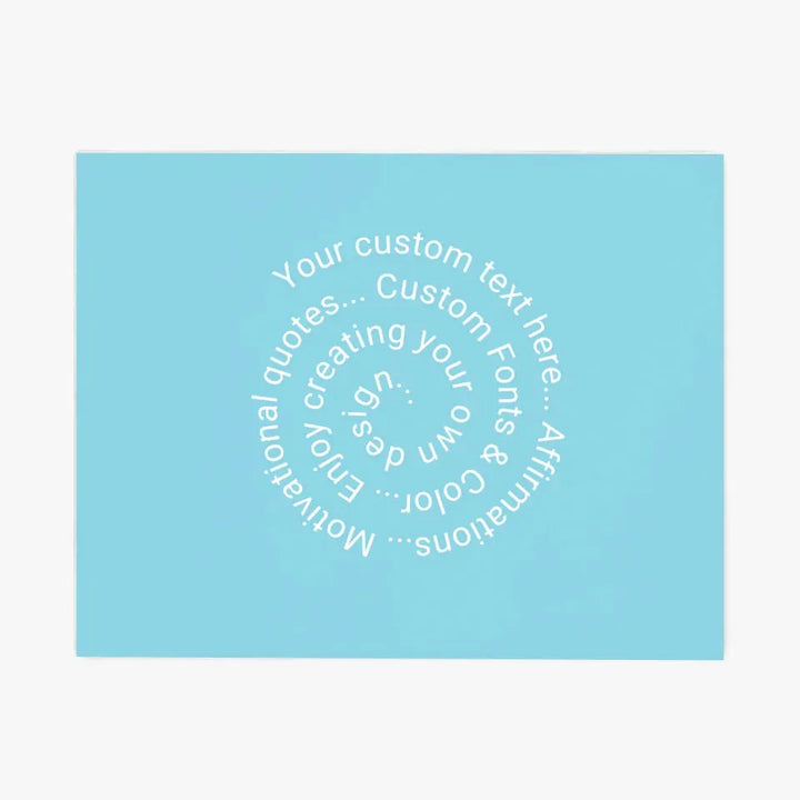 Custom Spiral Text Kitchen Linens - ART-KLN254.3