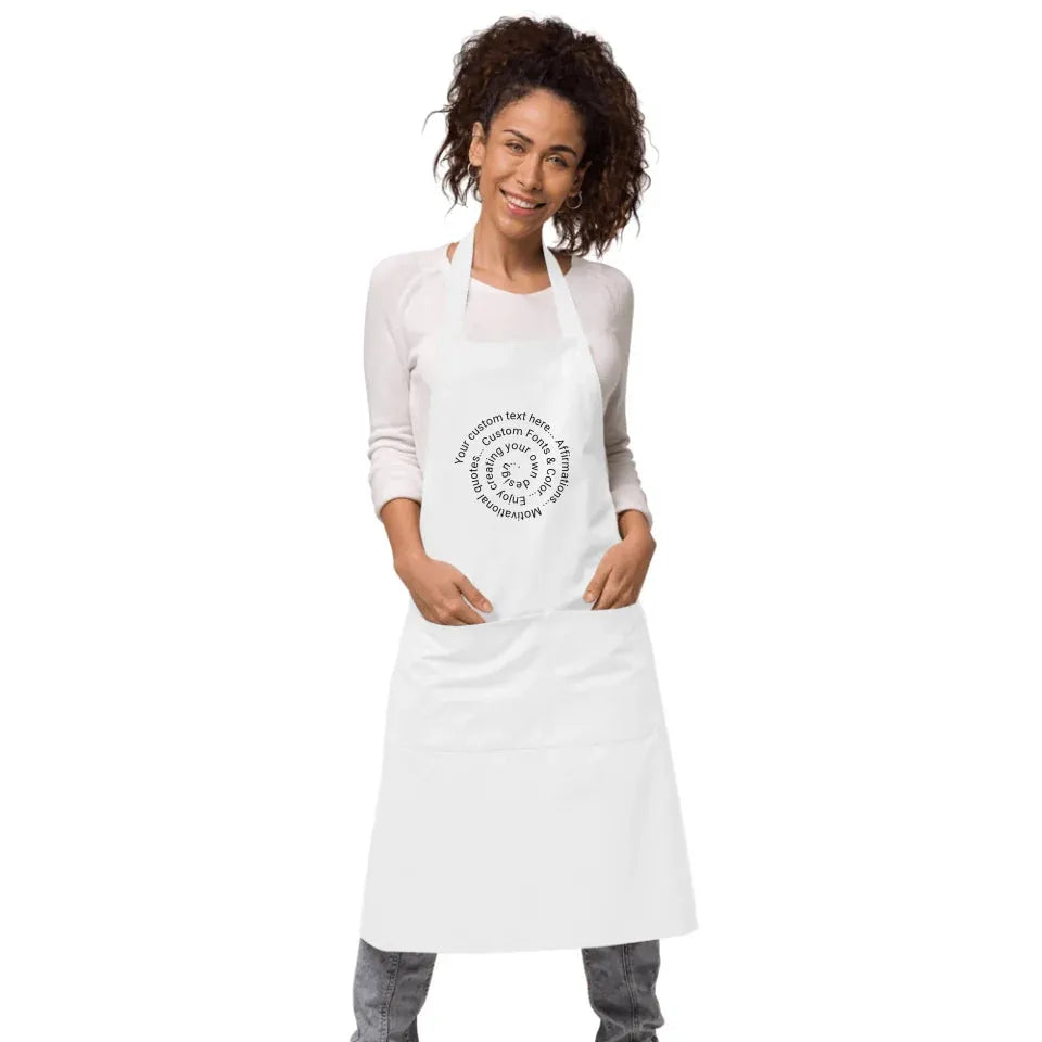 Custom Spiral Text Kitchen Linens - ART-KLN254.3