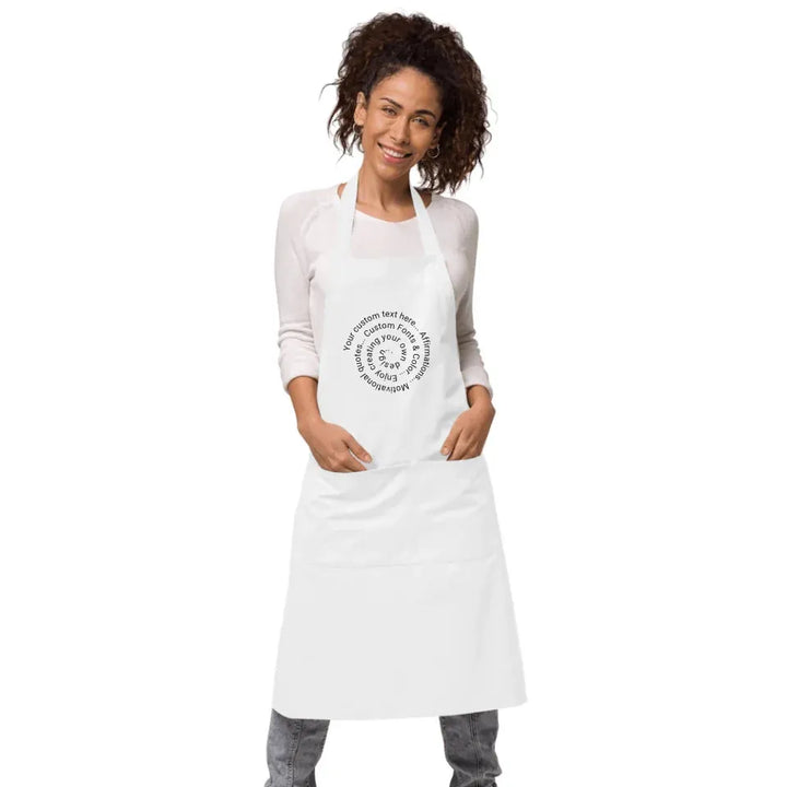 Custom Spiral Text Kitchen Linens - ART-KLN254.3
