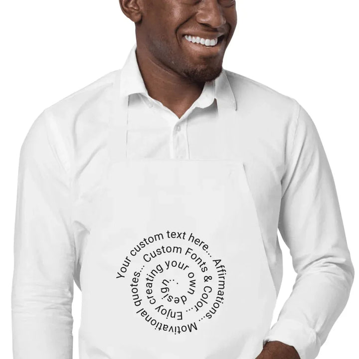 Custom Spiral Text Kitchen Linens - ART-KLN254.3