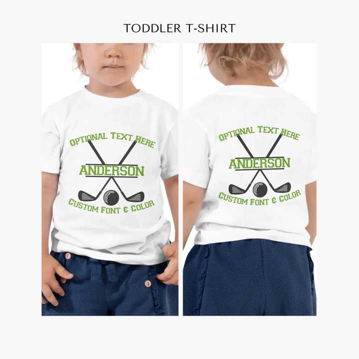 Golf-Monogram-custom-toddler-t-shirt-artfulane