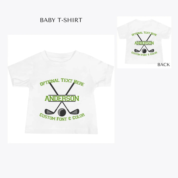 Golf-Monogram-custom-baby-t-shirt-artfulane