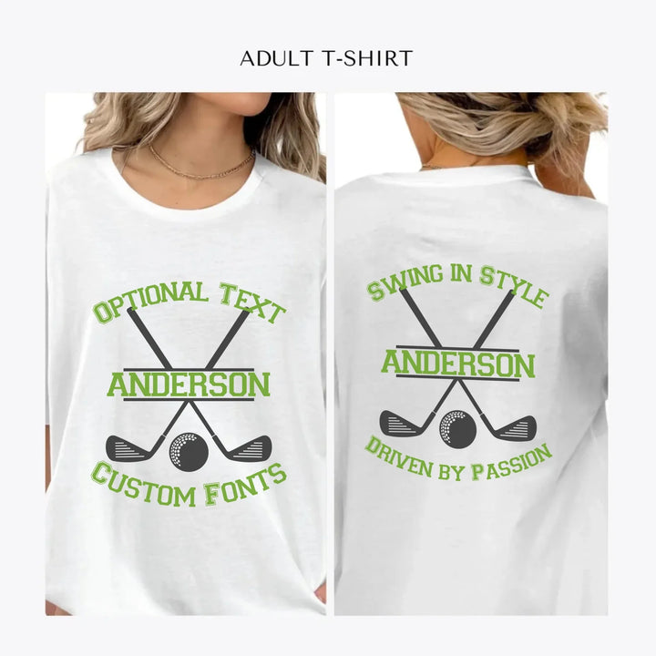 Golf-Monogram-personalized-women-unisex-adult-t-shirt-artfulane