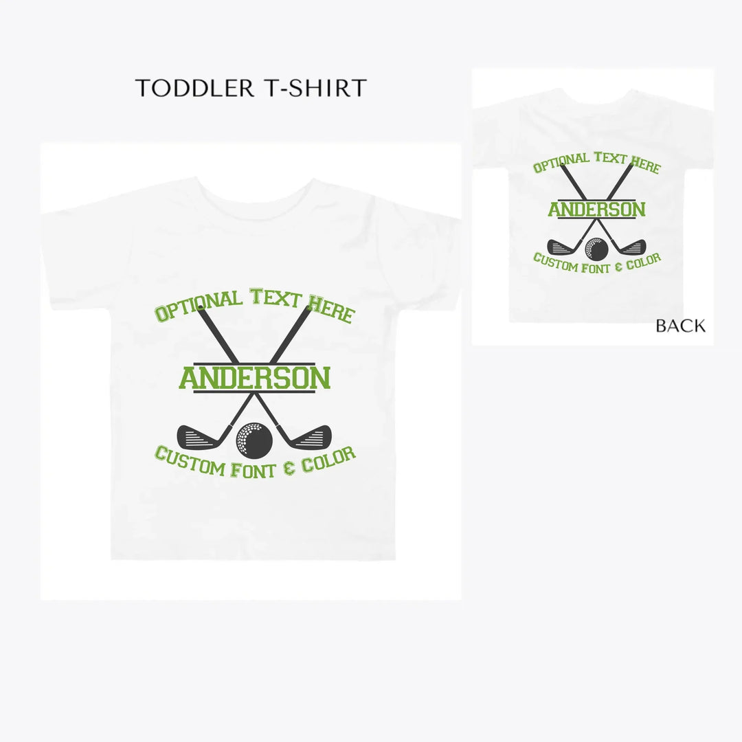 Golf-Monogram-toddler-custom-t-shirt-artfulane