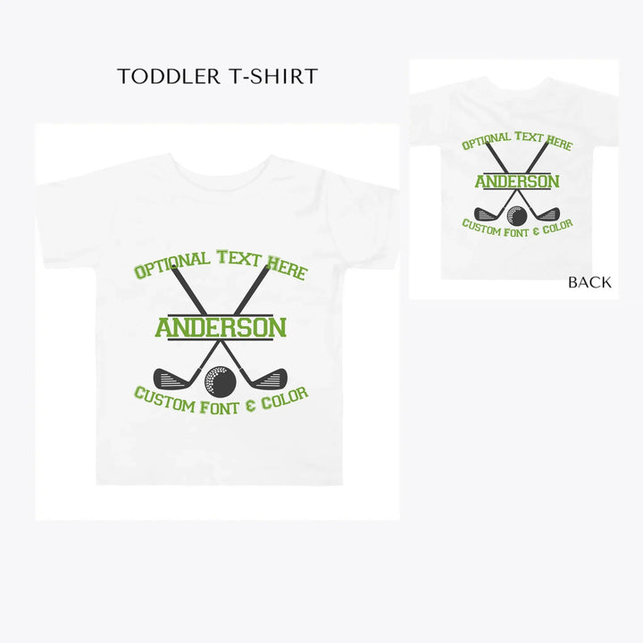 Golf-Monogram-toddler-custom-t-shirt-artfulane