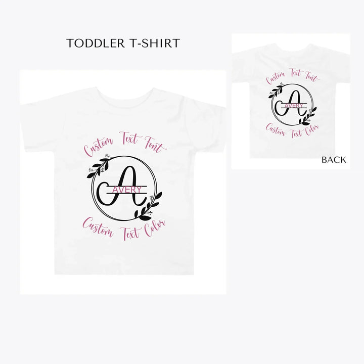 Split-Letter-Monogram-toddler-custom-t-shirt-artfulane