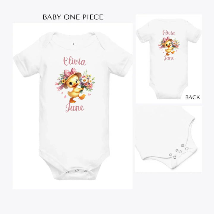 Spring-Ducks-custom-baby-onesie-artfulane