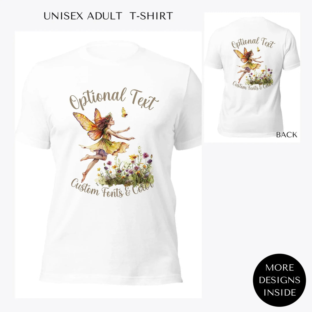 Spring-Fairy-Garden-custom-women-unisex-adult-t-shirt-artfulane