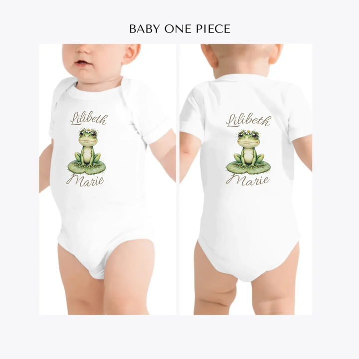 Spring-Frog-custom-baby-one-piece-artfulane