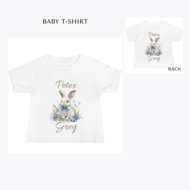 Spring-Garden-Bunny-custom-baby-t-shirt-artfulane