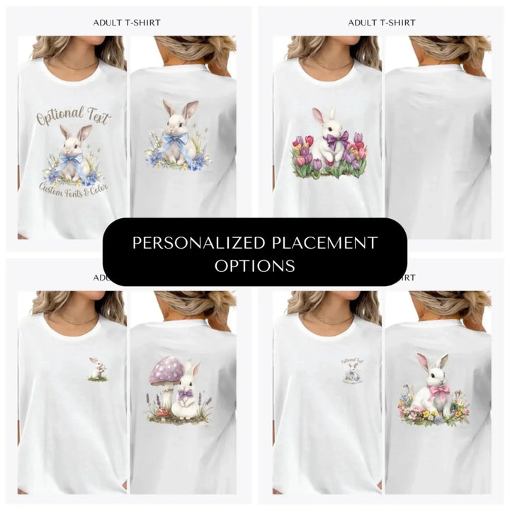 Spring-Garden-Bunny-custom-adult-t-shirt-design-placement-front-back-pocket-artfulane