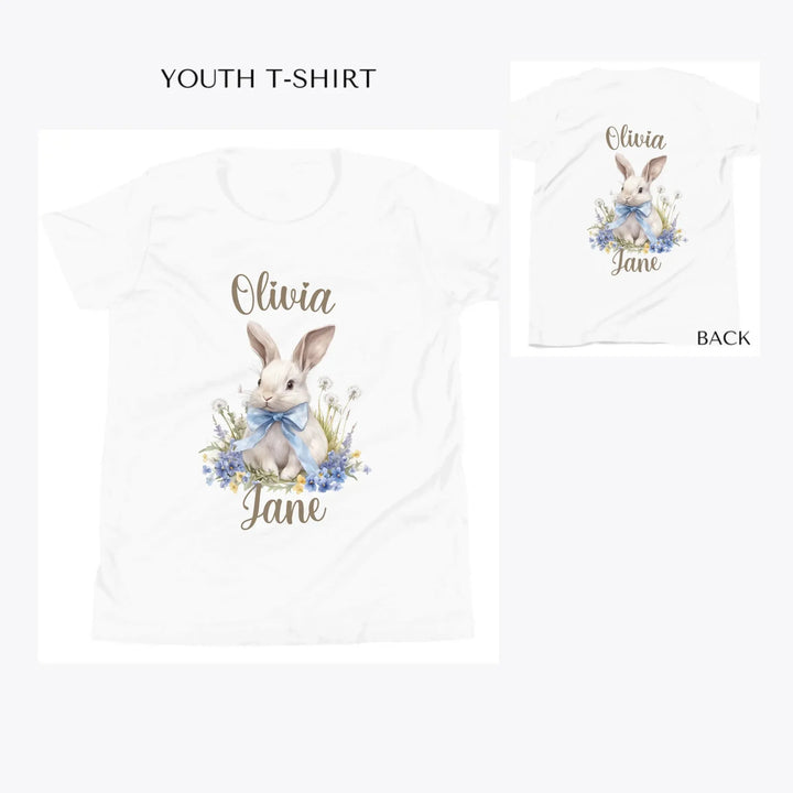 Spring-Garden-Bunny-custom-youth-t-shirt-artfulane