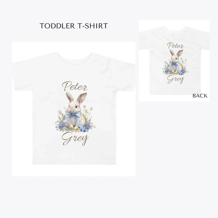 Spring-Garden-Bunny-toddler-custom-t-shirt-artfulane