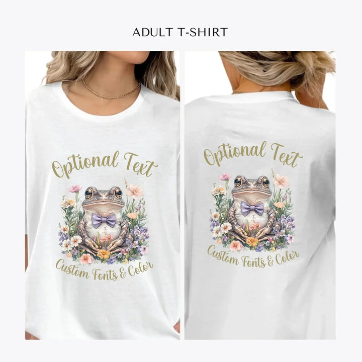 Spring-Garden-Frogs-personalized-women-unisex-adult-t-shirt-artfulane