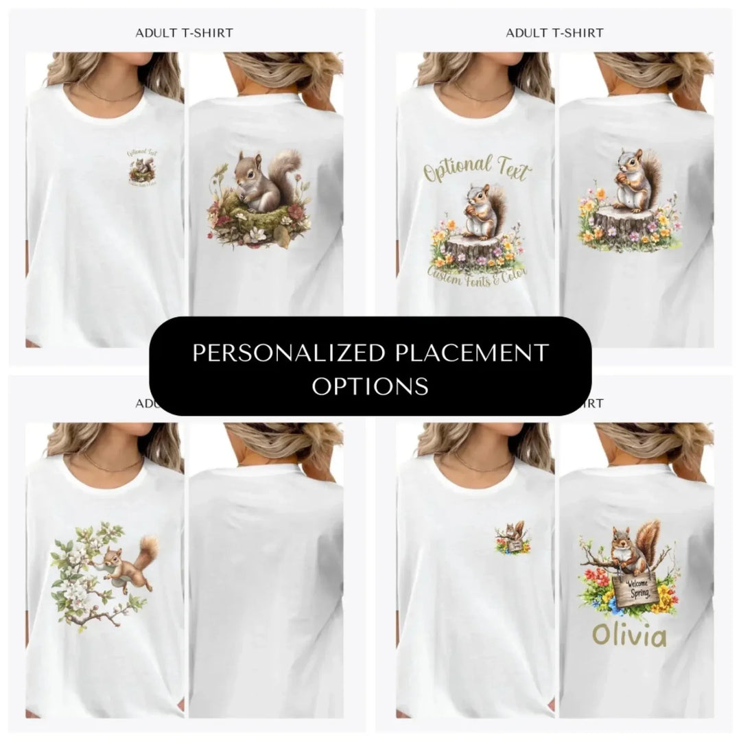 Spring-Squirrel-Garden-custom-adult-t-shirt-design-placement-front-back-pocket-artfulane