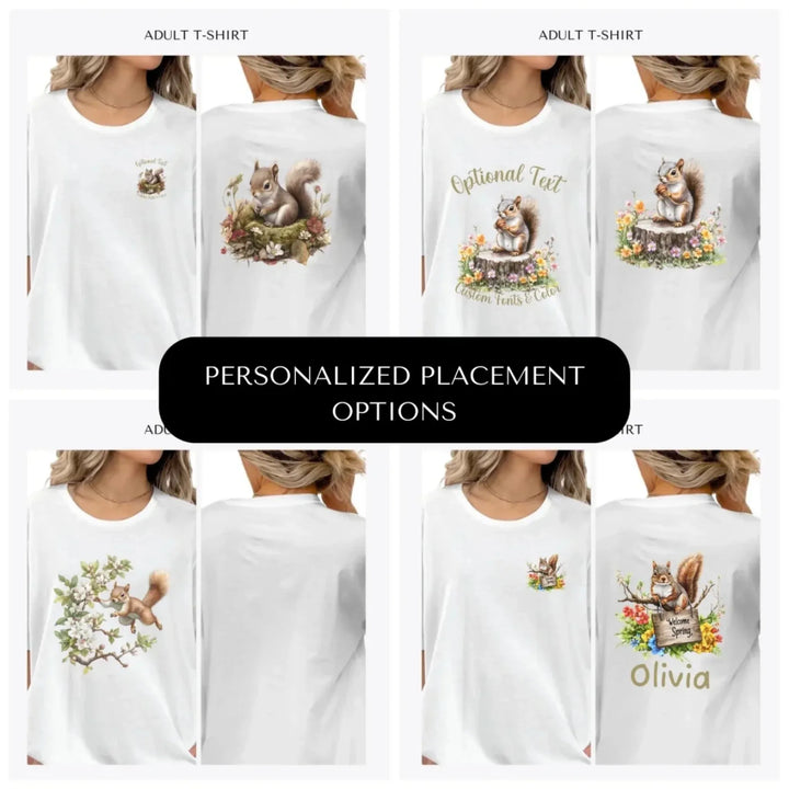 Spring-Squirrel-Garden-custom-adult-t-shirt-design-placement-front-back-pocket-artfulane
