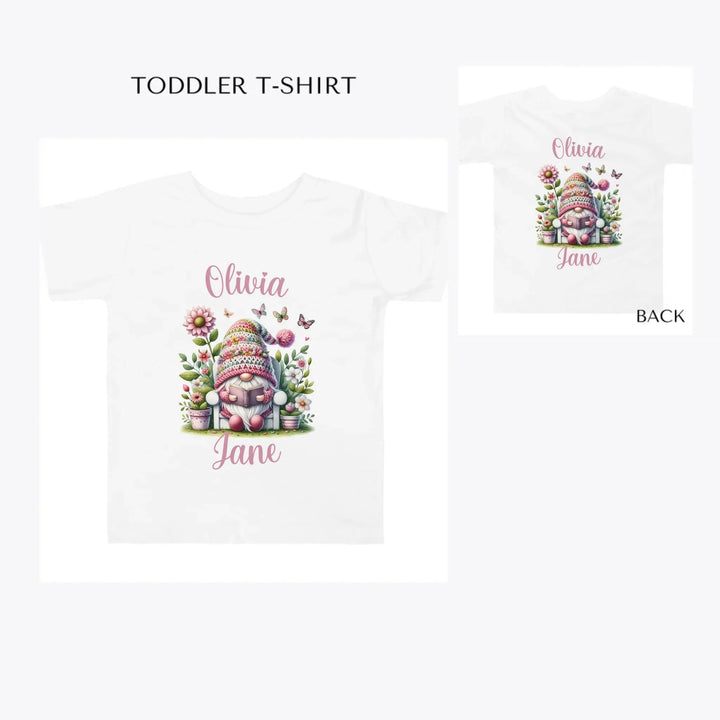 Spring-Gnome-toddler-custom-t-shirt-artfulane