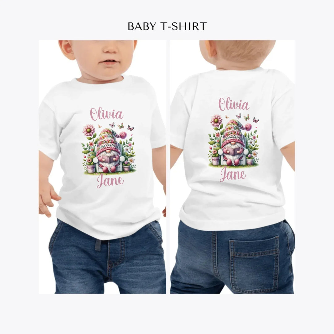 Spring-Gnome-personalized-baby-t-shirt-artfulane